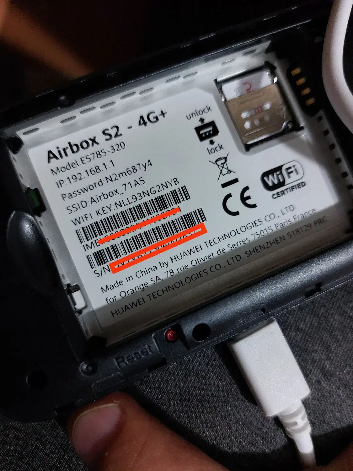 مودم جیبی هواوی مدل orange در حد نو لازرورقی|مودم و تجهیزات شبکه|تهران, مسعودیه|دیوار