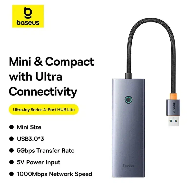 هاب ۴ پورت Baseus 4-Port USB 3.0 Hub|قطعات و لوازم جانبی رایانه|تهران, پاسداران|دیوار