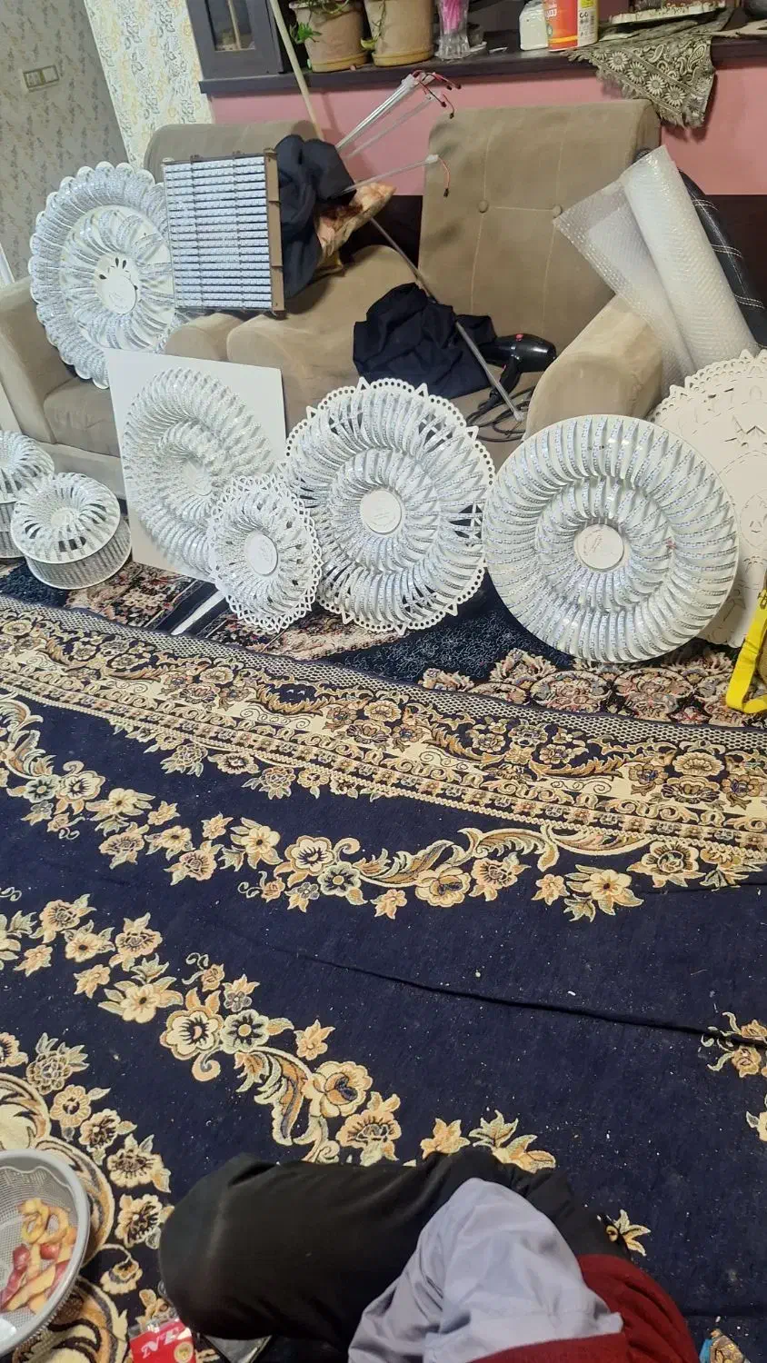 لوستر|لوستر و چراغ آویز|بجنورد, |دیوار