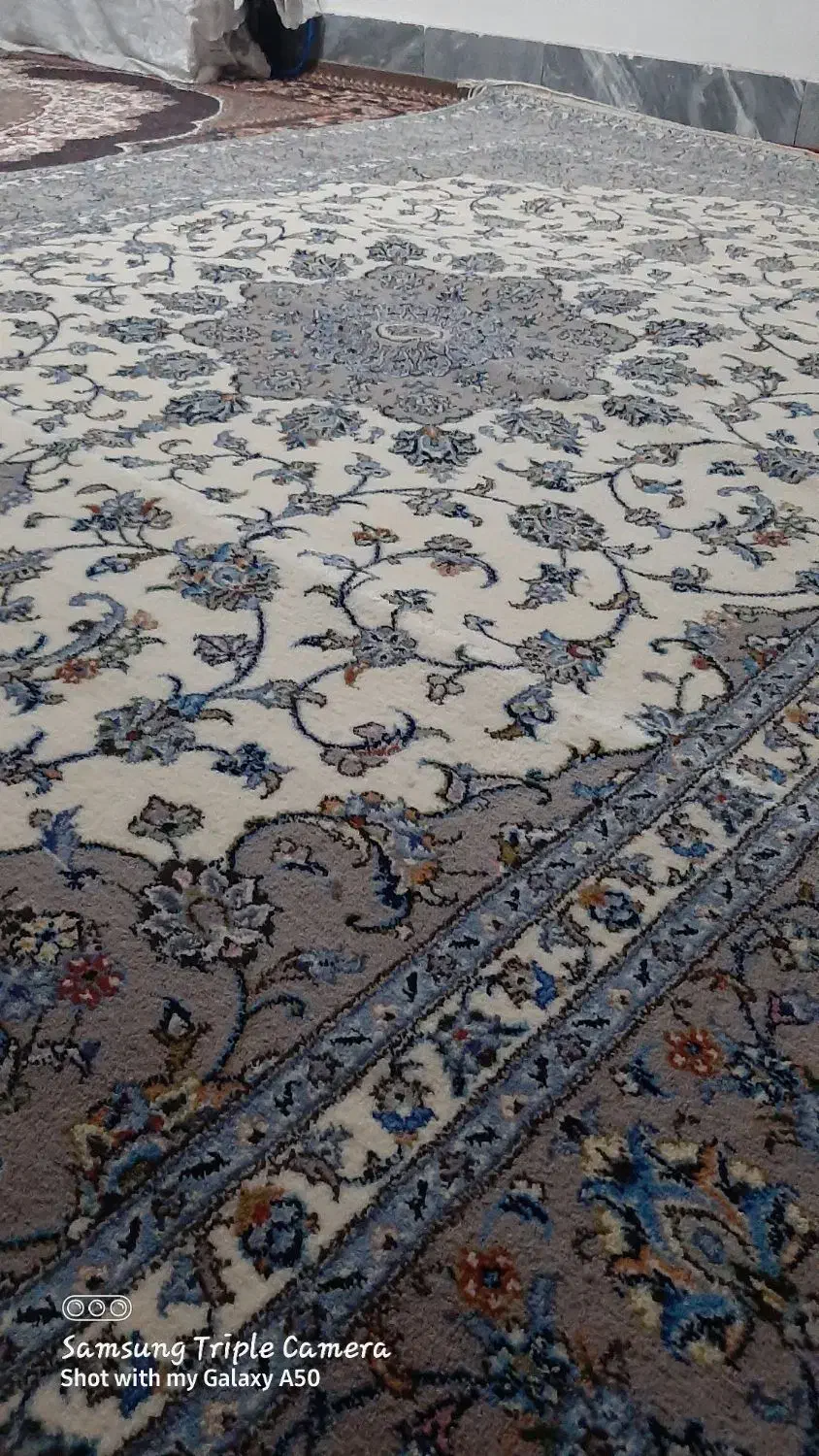 یک جفت قالی دست بافت ۹ متری ۵۲ خانه|فرش|آران و بیدگل, |دیوار