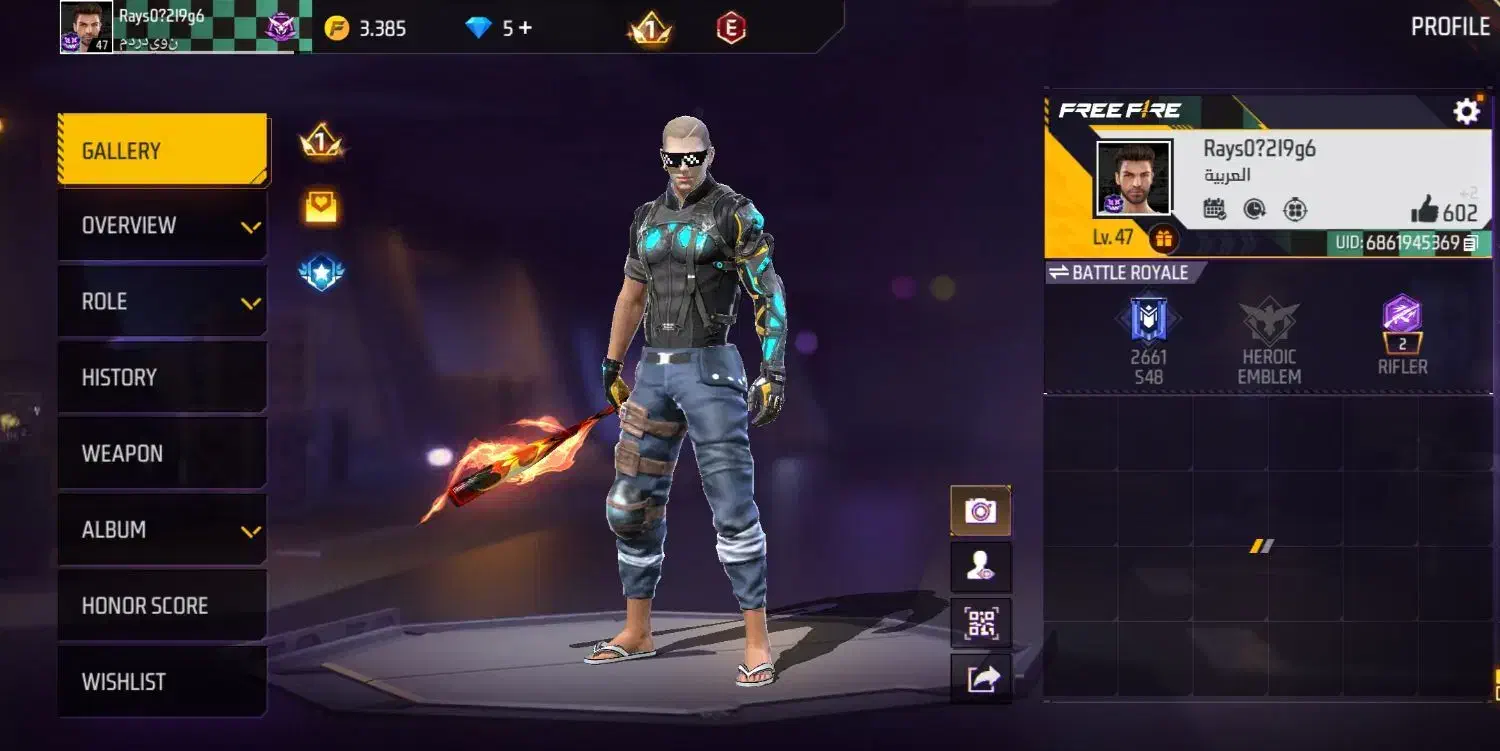 اکانت فری فایر|کنسول، بازی ویدئویی و آنلاین|فیروزآباد (فارس), |دیوار