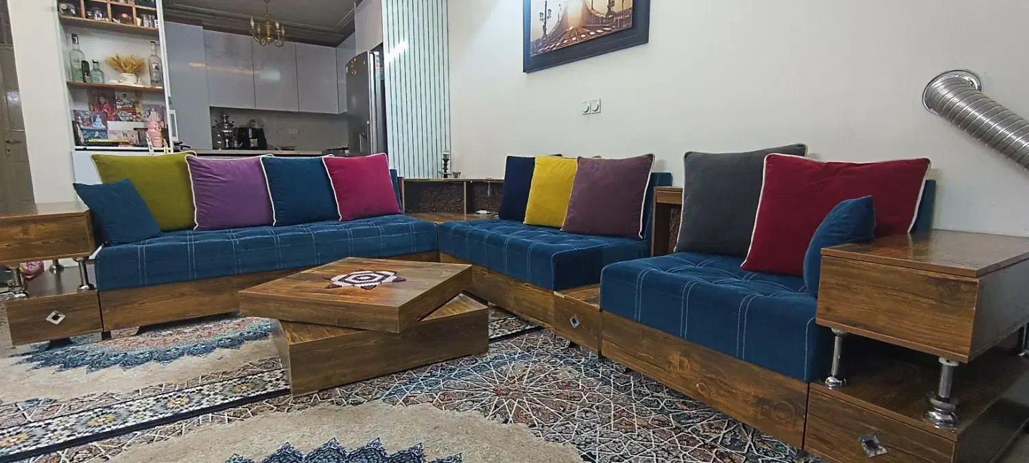 مبل L|مبلمان خانگی و میز عسلی|شیراز, شهرک مهدیه|دیوار