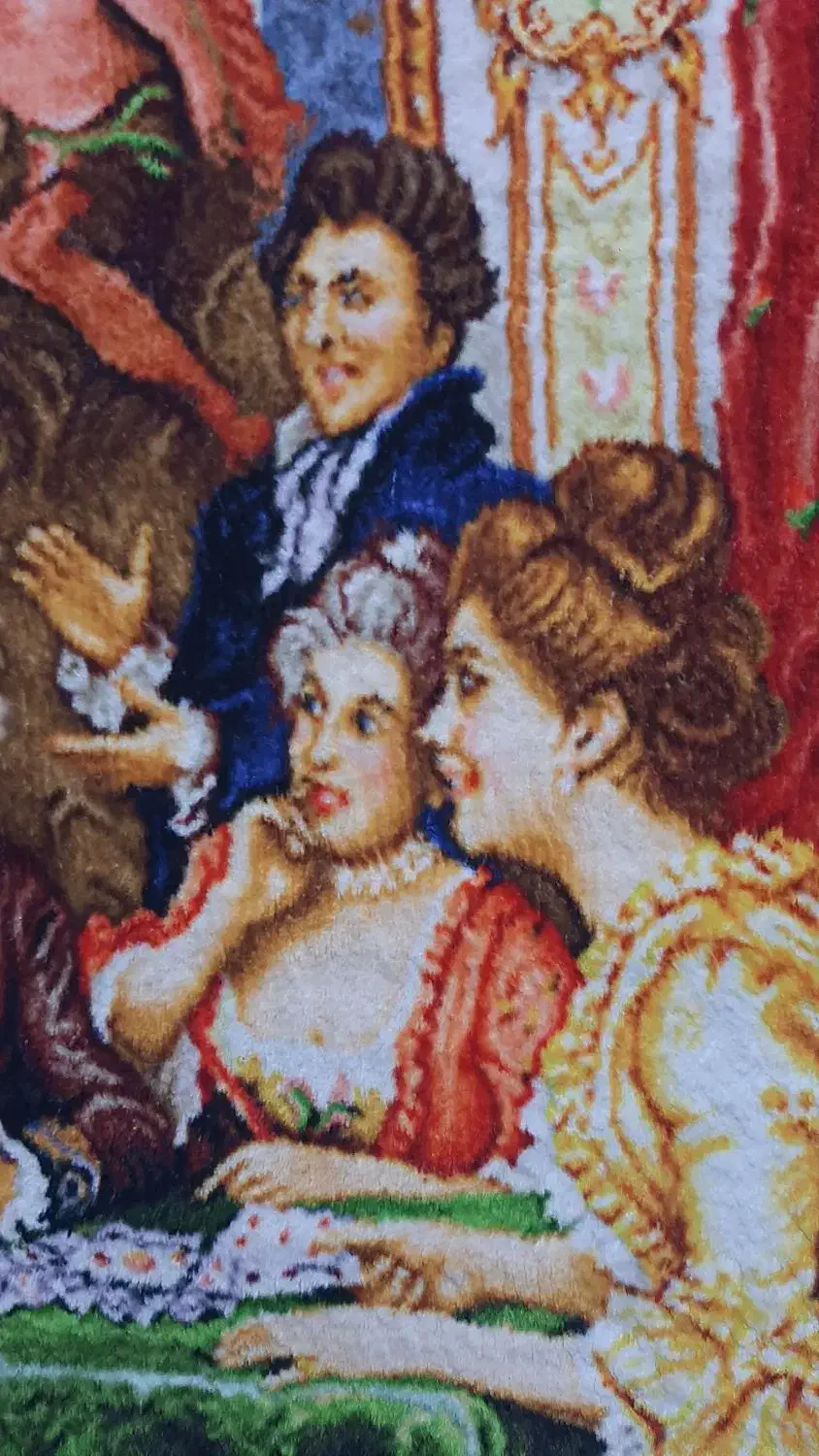 تابلو فرش طرح پاسورباز در حد نو|تابلو فرش|ساری, |دیوار