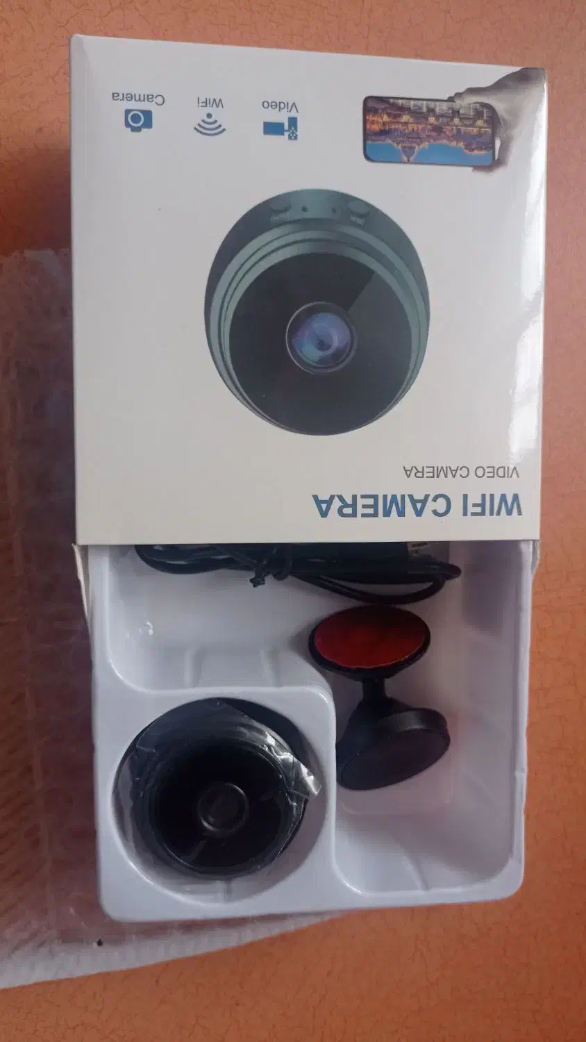 دوربین وای فای کوچک نو مناسب گوشی و لب تاب|دوربین مداربسته|رشت, کوی فرهنگیان|دیوار