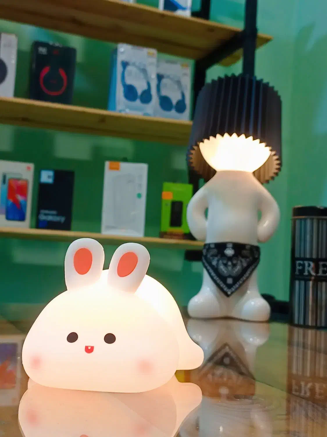 چراغ خواب فانتزی سیلیکونی|چراغ خواب و آباژور|میناب, |دیوار