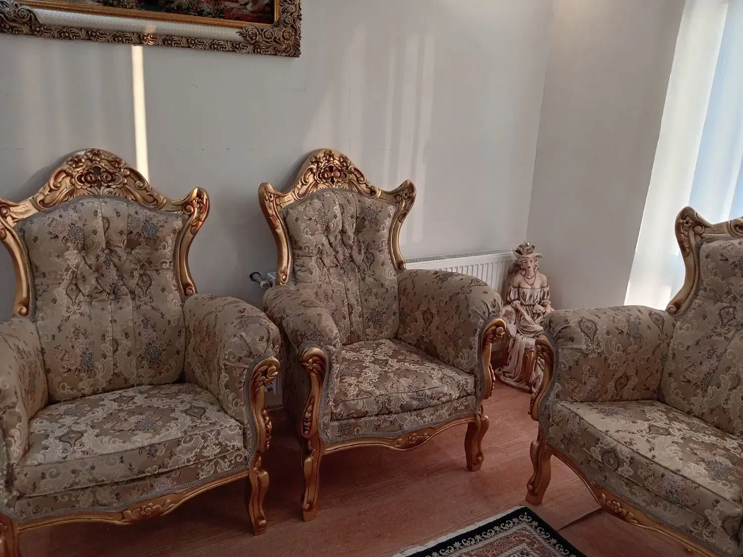 مبلمان استیل 7 نفره|مبلمان خانگی و میز عسلی|بیرجند, |دیوار