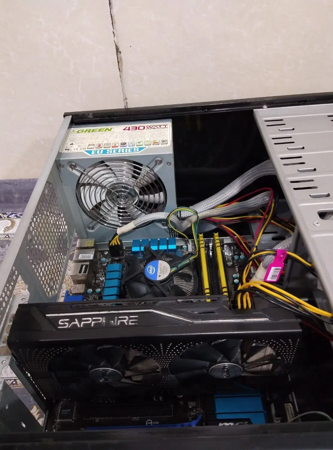 کیس کامپیوتر گیمینگ i7 3770 RAM 16 RX 470 4G|رایانه رومیزی|اسلام‌شهر, شهرک مهدیه|دیوار