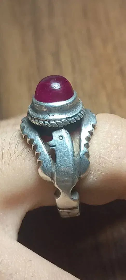 انگشتر یاقوت مرغی ممی سعادت و رکاب علیرضا|جواهرات|فردیس, شهرک ناز|دیوار