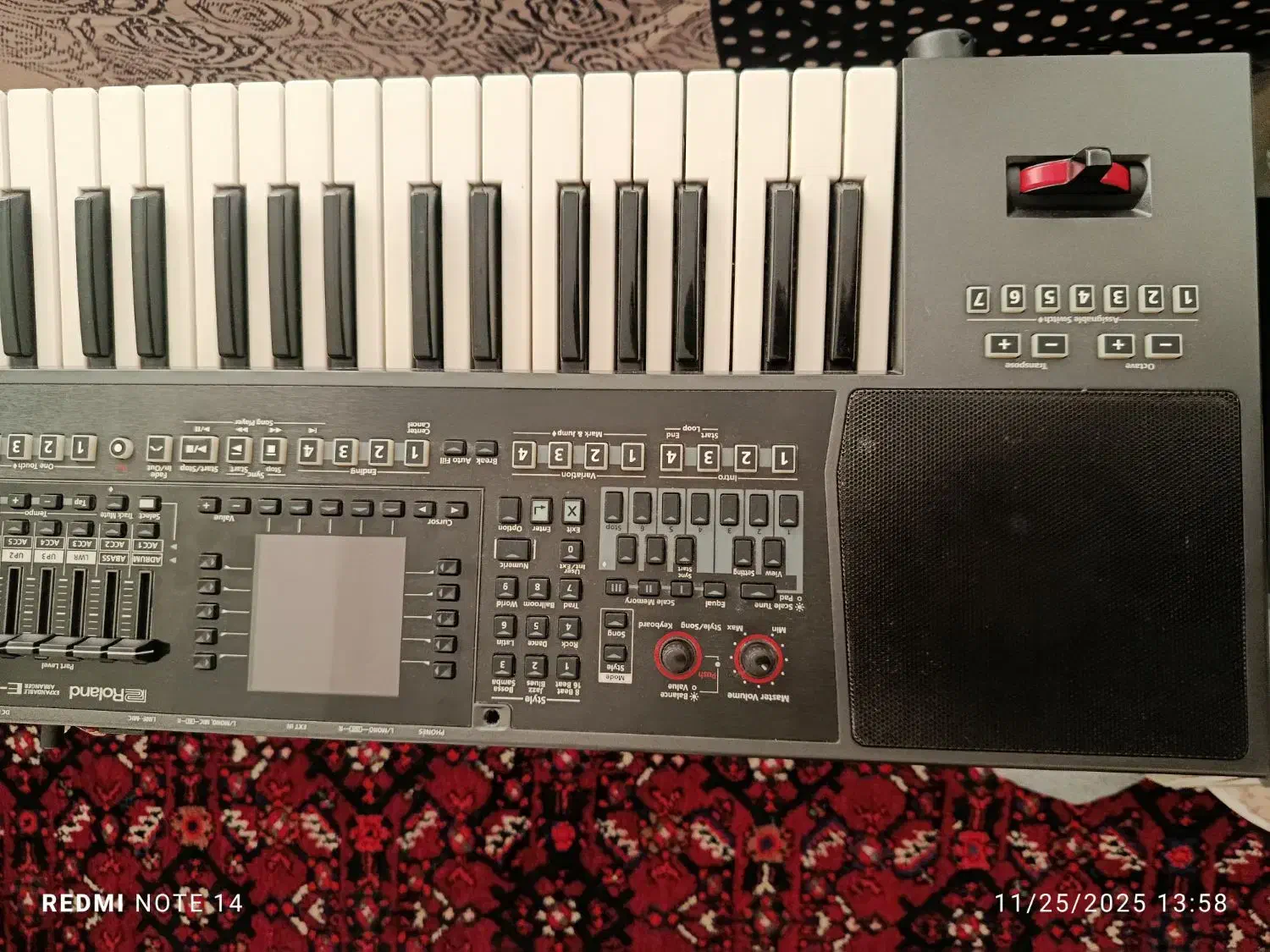 ارگ رولند ea7|پیانو، کیبورد، آکاردئون|تبریز, |دیوار