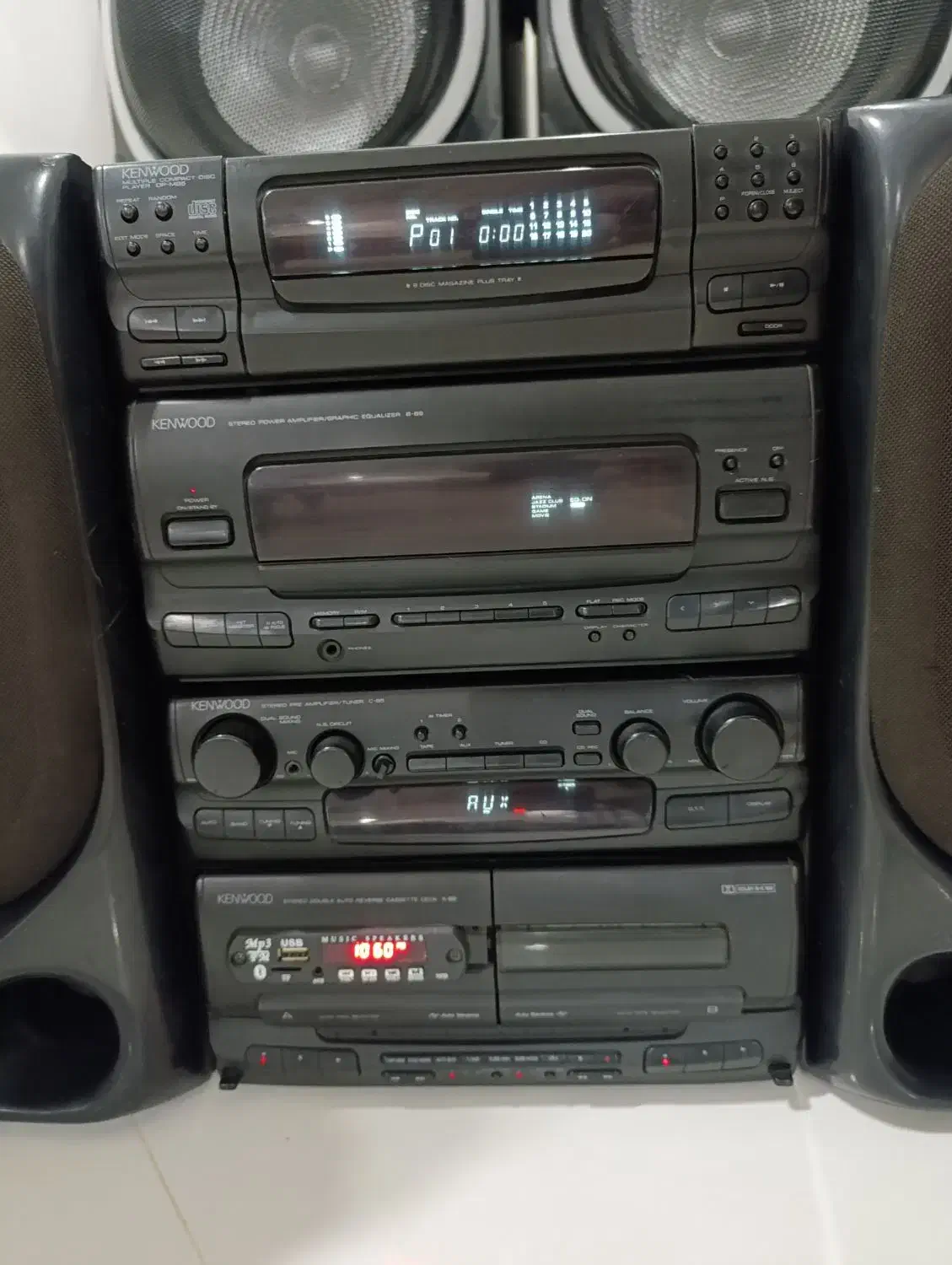 سیستم صوتی حرفه ای  kenwood MB5 ژاپنی|سیستم صوتی خانگی|شاهین دژ, |دیوار