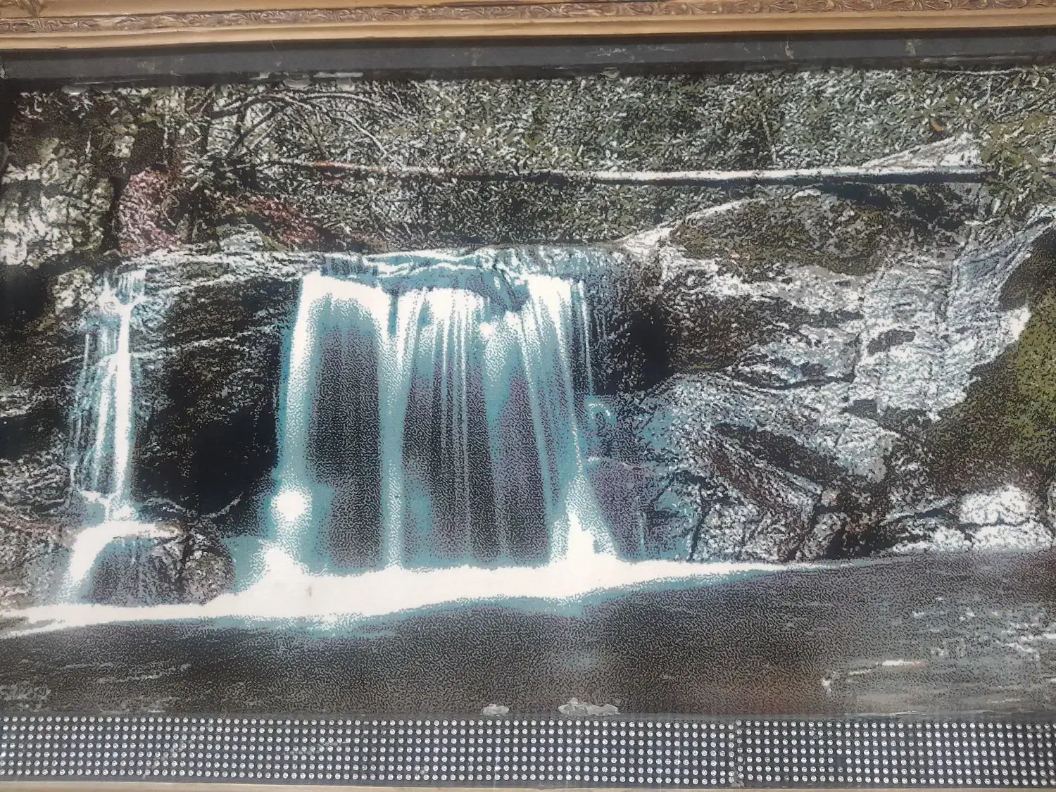 تابلو فرش نقش آبشار|تابلو فرش|کرج, پیشاهنگی|دیوار