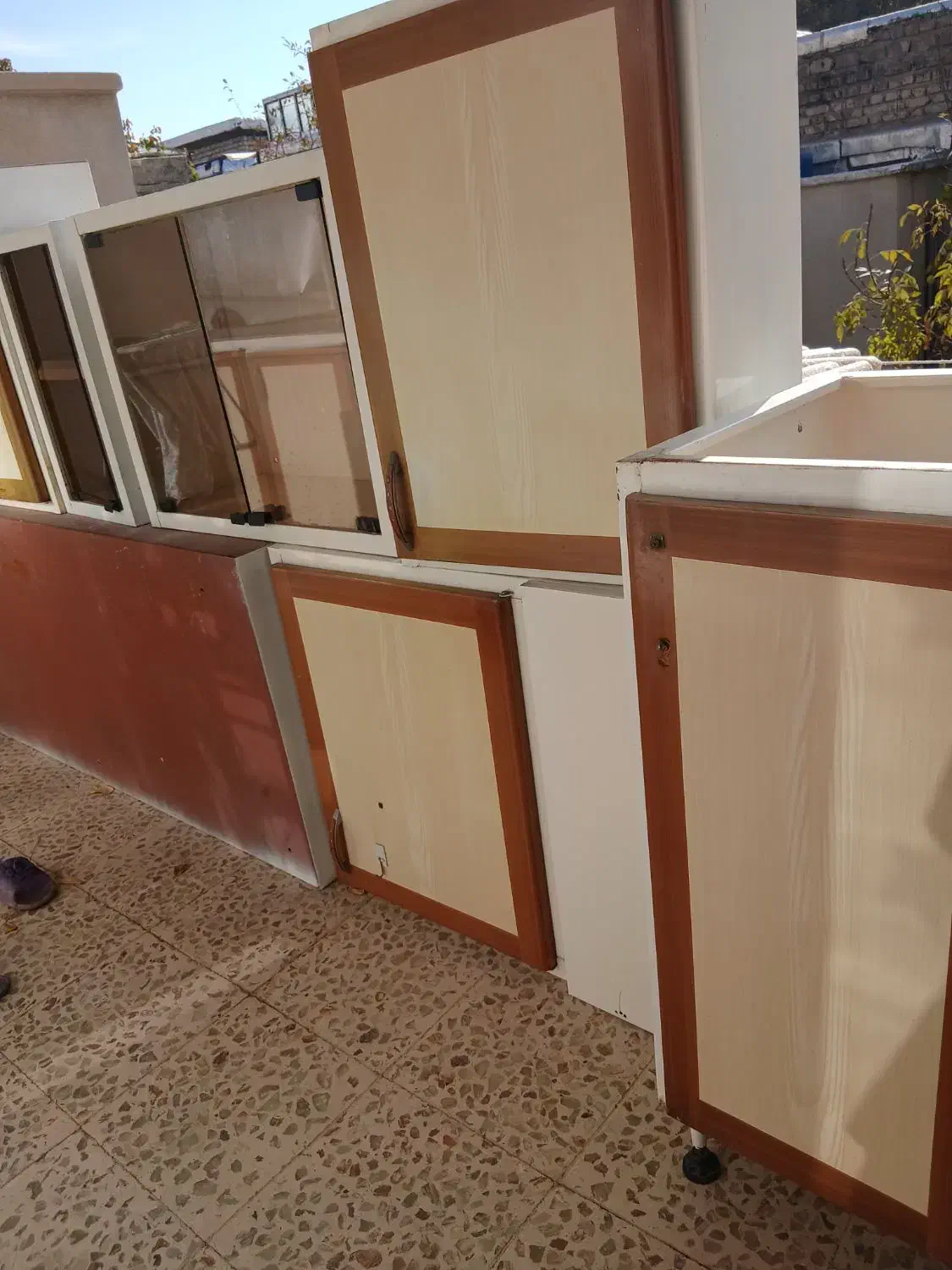 ۸ عدد کابینت فلزی در چوبی سالم|مصالح و تجهیزات ساختمان|زنجان, |دیوار