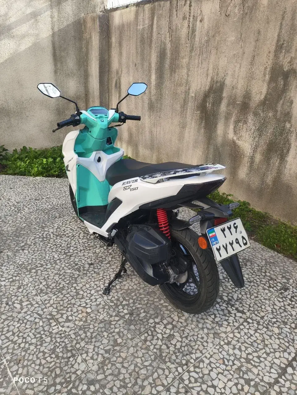 طرح کلیک کویر ۱۵۰ سی سی نیو فیس مدل ۱۴۰۱ کارکرد کم|موتورسیکلت|رشت, هلال احمر|دیوار