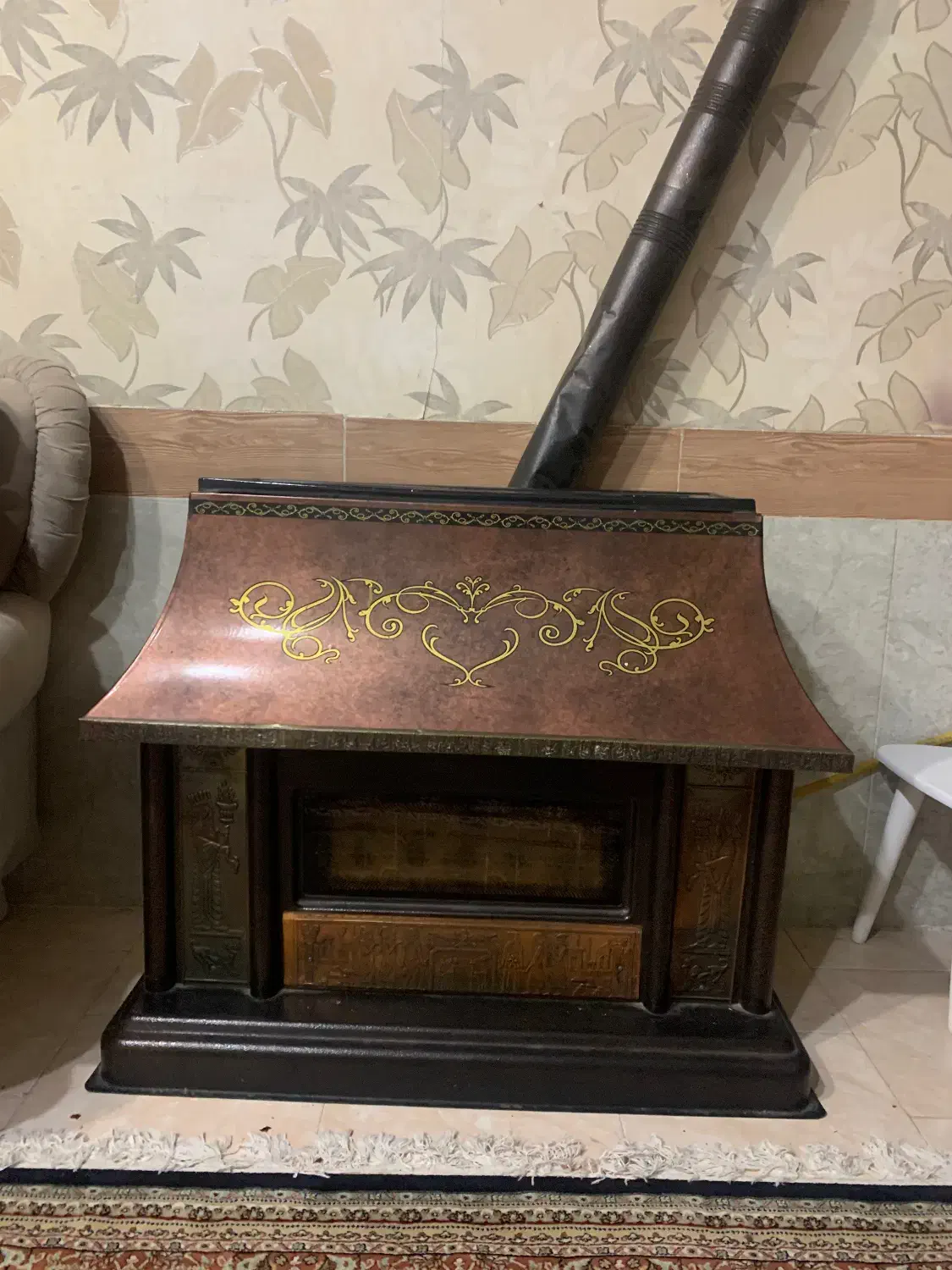 بخاری شومینه|بخاری، هیتر، شومینه|سبزوار, چهارراه فرودگاه|دیوار