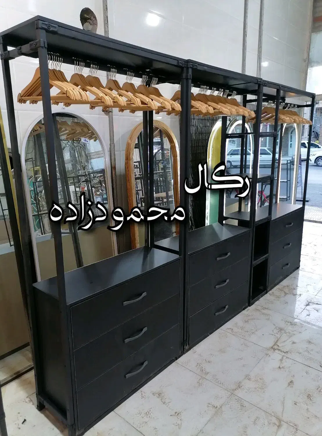 رگال تمام مشکی (کد181)|جاکفشی، کمد، دراور|ارومیه, |دیوار