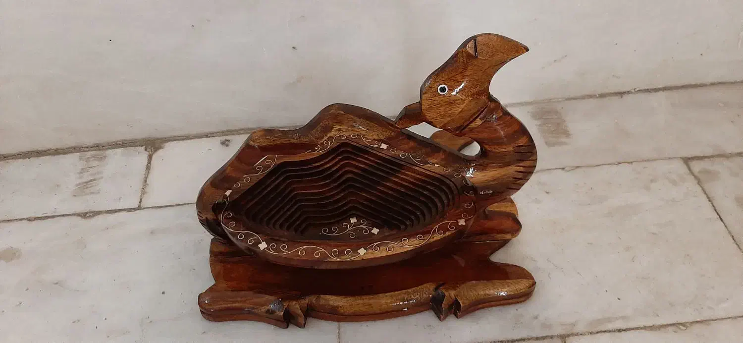 ظرف اجیل هندی دکوری چوبی|ظروف سرو و پذیرایی|مشهد, راهنمایی|دیوار