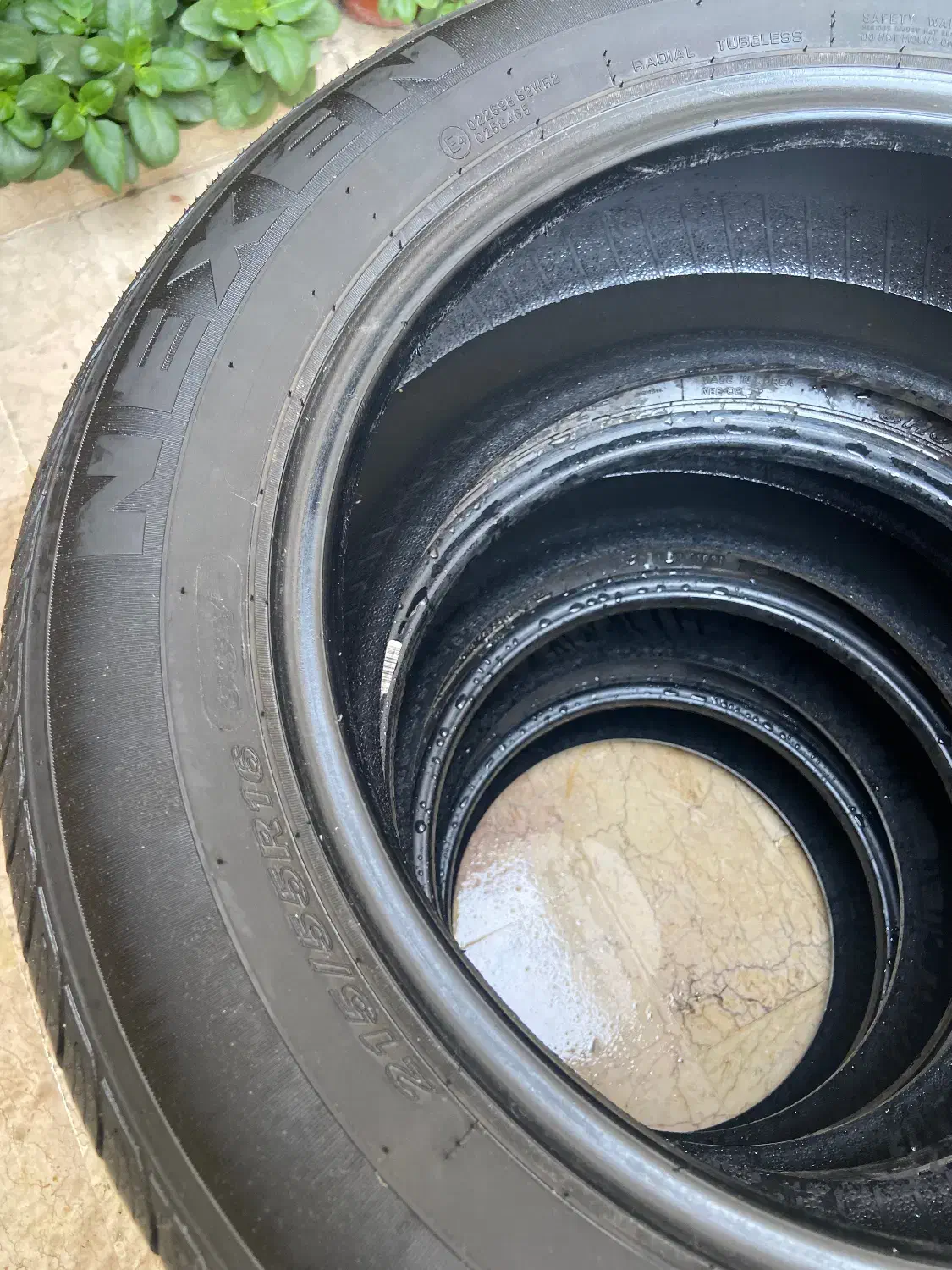 ۴ حلقه لاستیک نکسن ان بلو اکو اندازه ۲۱۵/۵۵/۱۶|قطعات یدکی و لوازم جانبی|رشت, دیلمان|دیوار