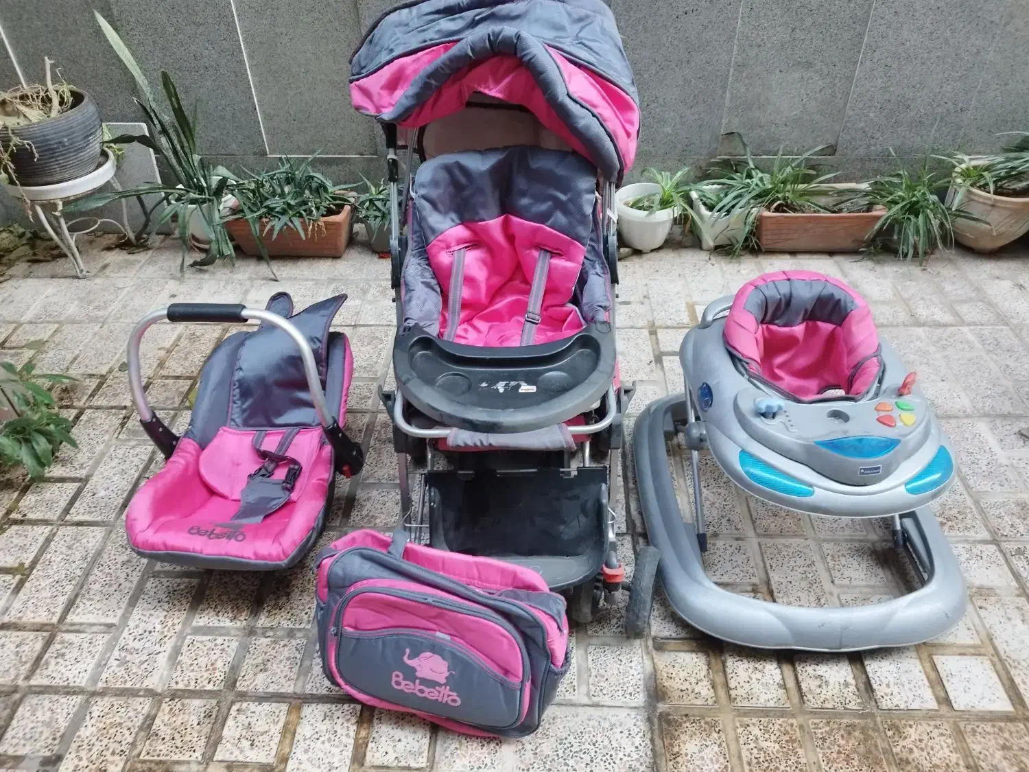 ست کودک کالسکه روروئک کریر ساک|کالسکه و لوازم جانبی|تهران, تولید دارو|دیوار