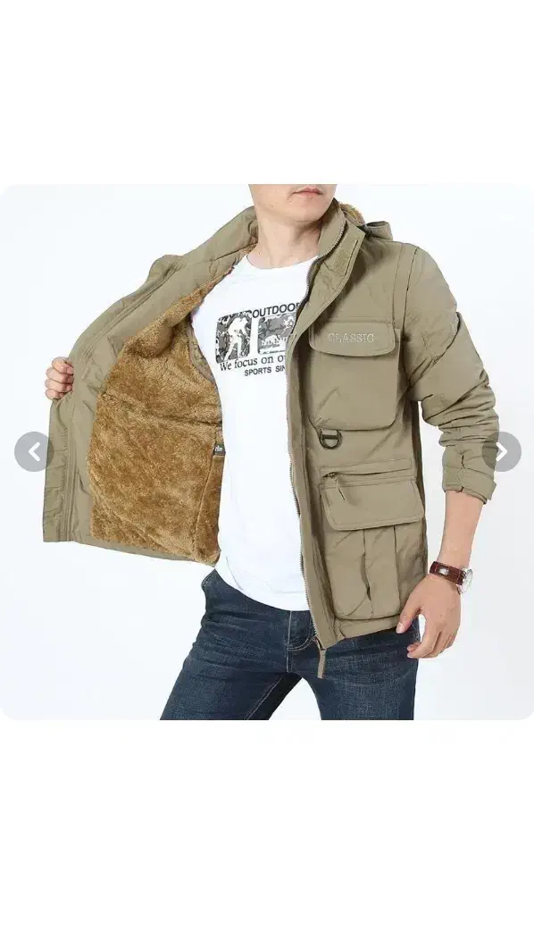 کاپشن مردانه جلیقه ای برزنت ضدآب با آستین جداشونده|لباس|جوانرود, |دیوار