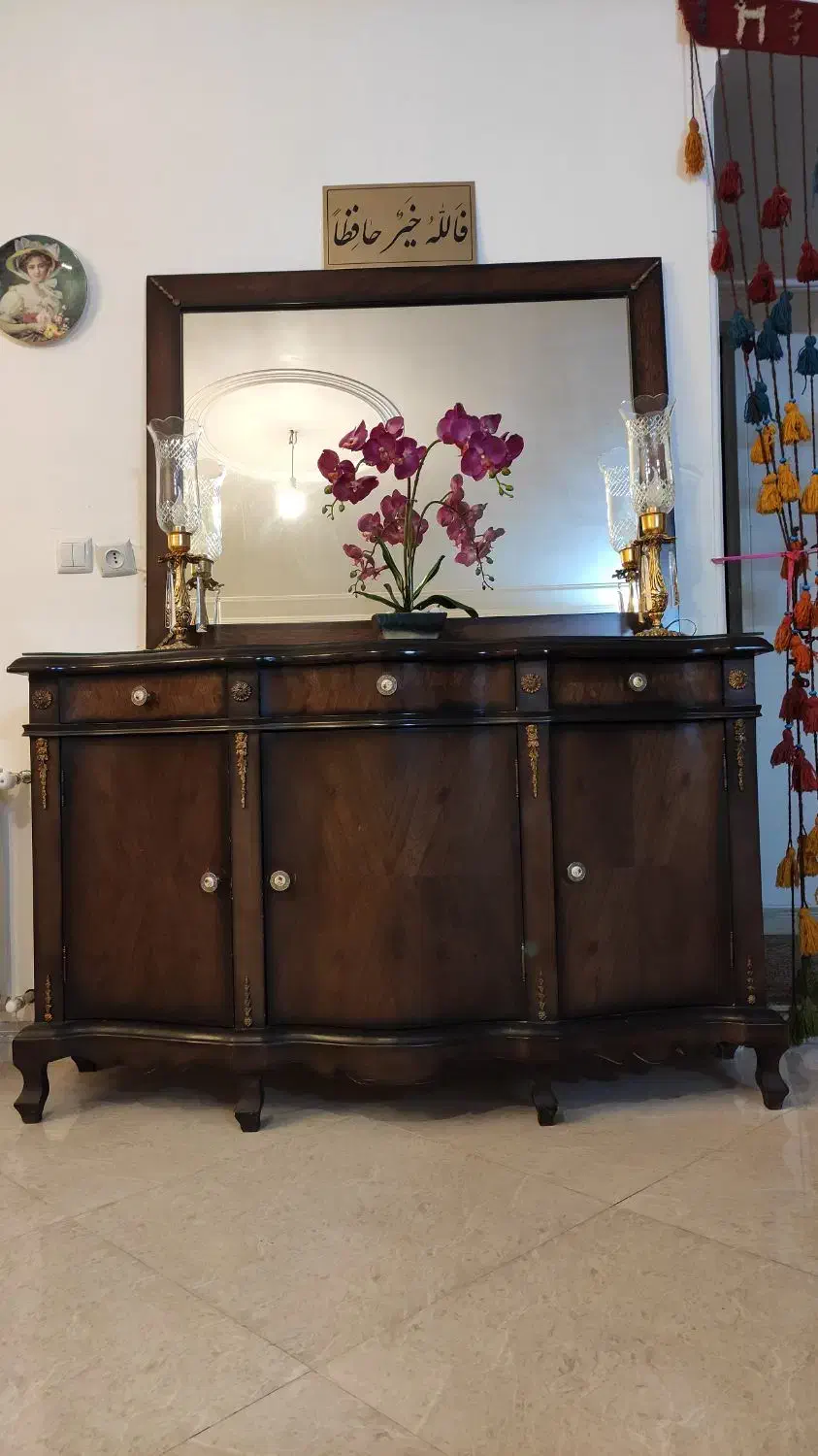 کنسول و آینه|بوفه، ویترین، کنسول|کرمان, |دیوار