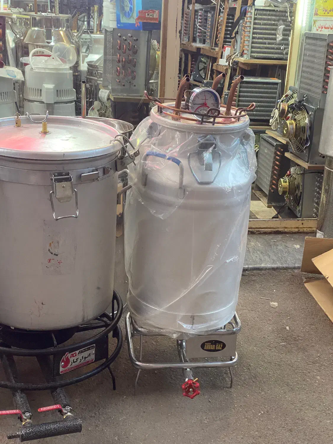 دستگاه آبی و برقی گلابگیر عرقگیر کارکرده و نو|ظروف پخت‌وپز|اردبیل, |دیوار