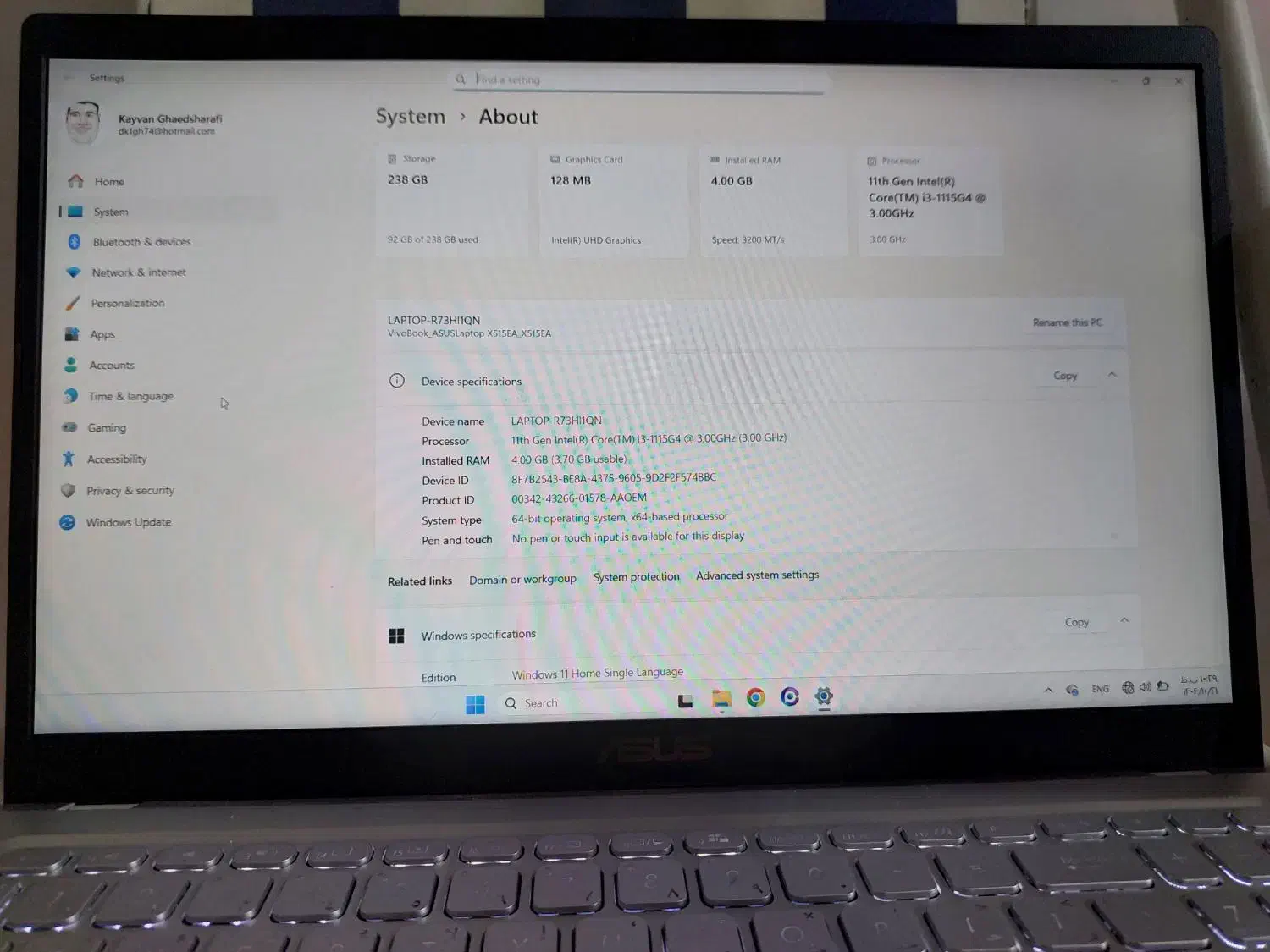 لپتاپ ایسوس vivobook مدل X515EA|رایانه همراه|اندیشه, اندیشه فاز ۶|دیوار