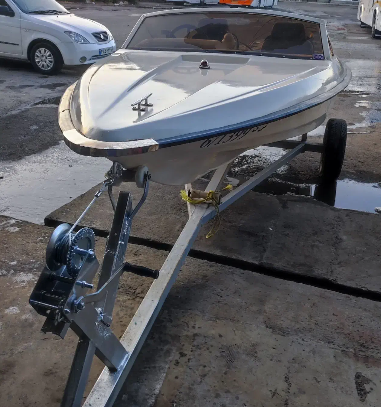 شناور فیلیچر 14فوت به همراه موتور48 استارتی|قایق و سایر وسایل نقلیه|تنکابن, |دیوار