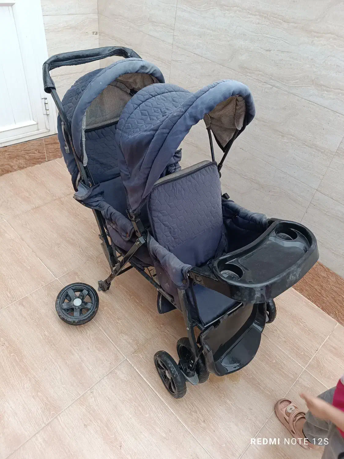 کالسکه دوقلو|کالسکه و لوازم جانبی|سوسنگرد, |دیوار