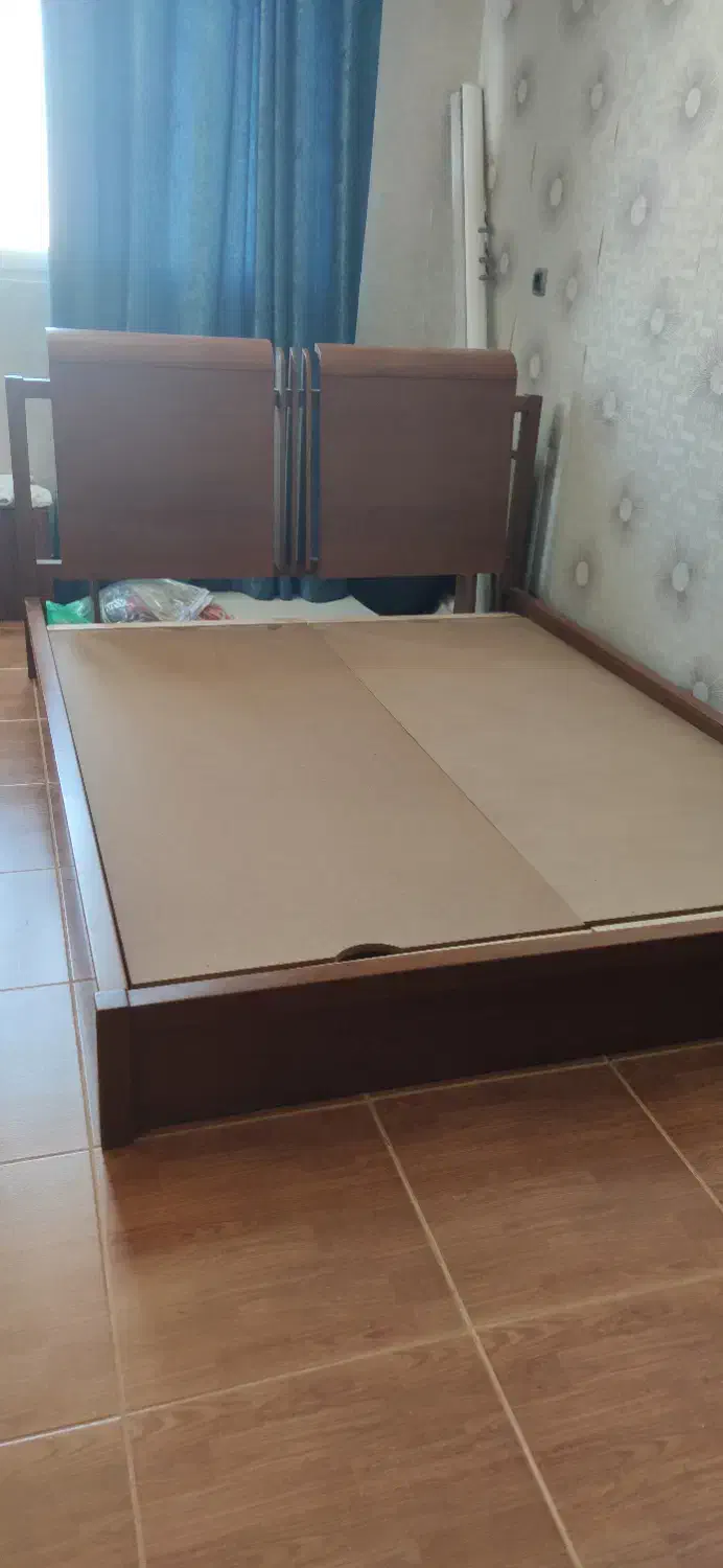 سرویس خواب دو نفره چوبی|تخت و سرویس خواب|جهرم, |دیوار