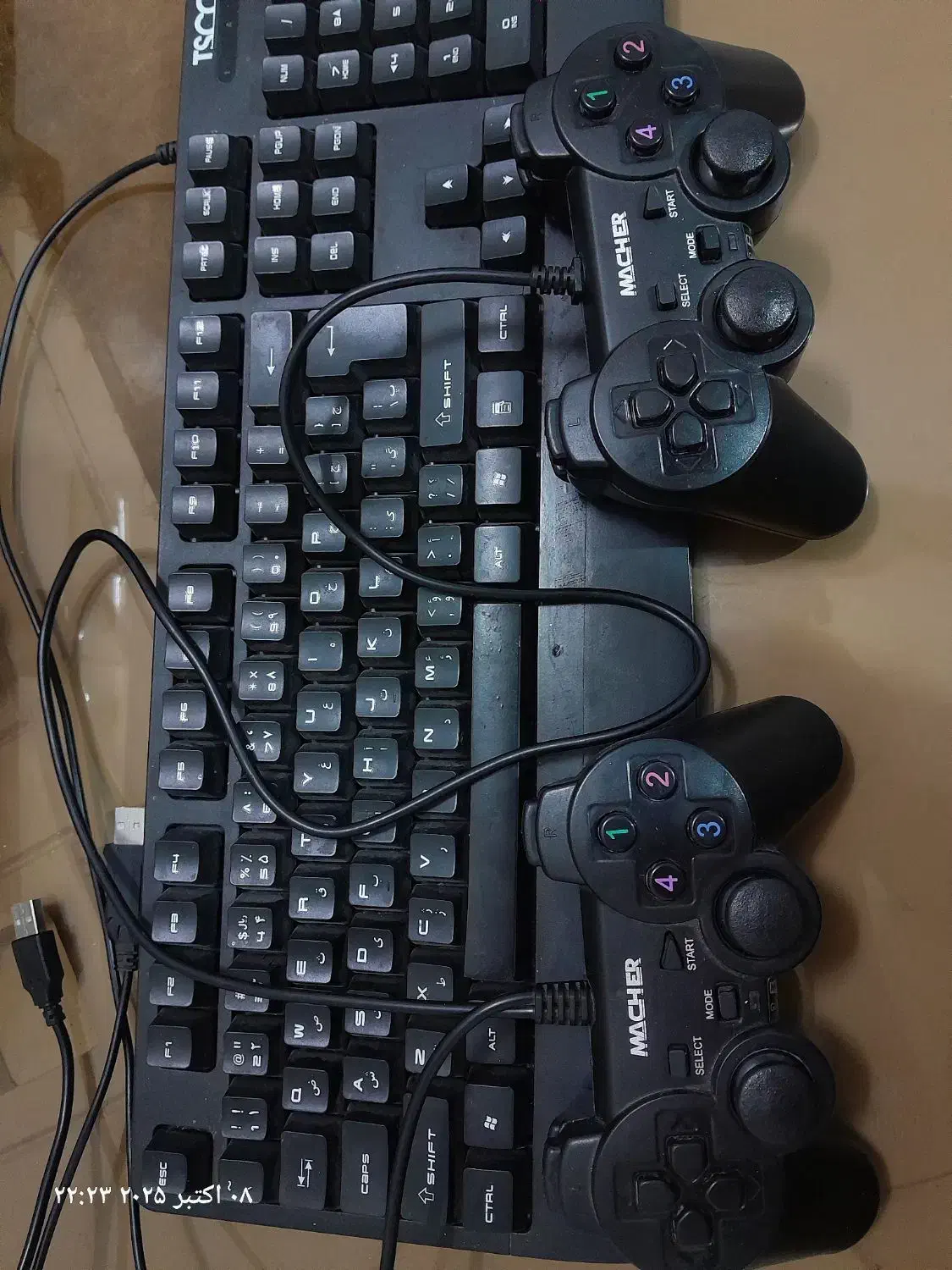 کیبورد و دسته و فن لپتاب|کنسول، بازی ویدئویی و آنلاین|تربتحیدریه, آغوی|دیوار