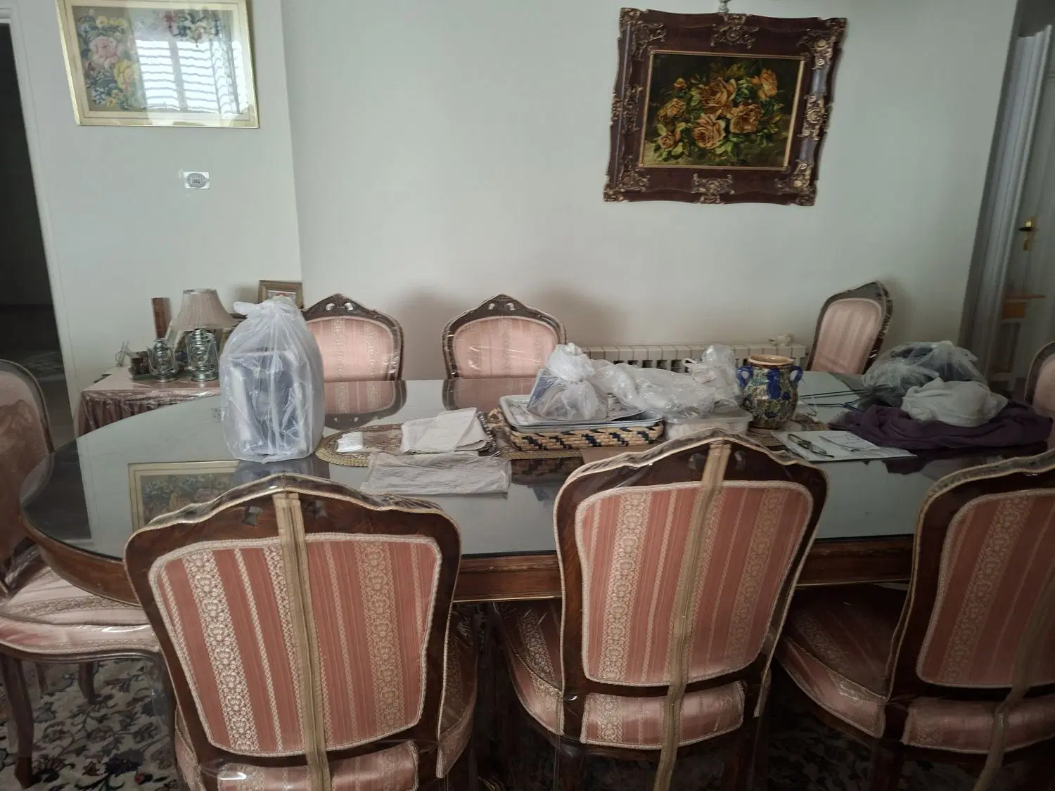 میز ناهار خوری ۸ نفره .مبلمان ۷ نفره برای فروش|میز و صندلی غذاخوری|تهران, اقدسیه|دیوار