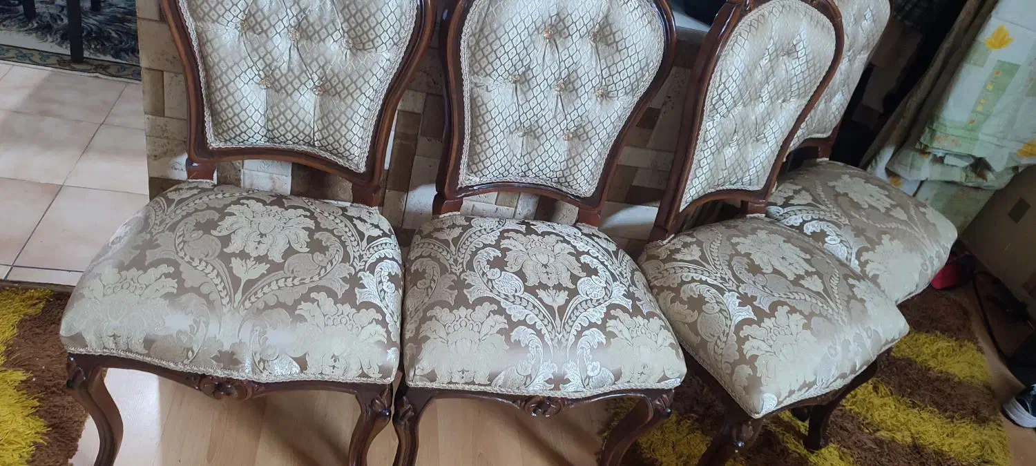 ۴ عدد صندلی. میزبان تک نفره|صندلی و نیمکت|اردبیل, |دیوار