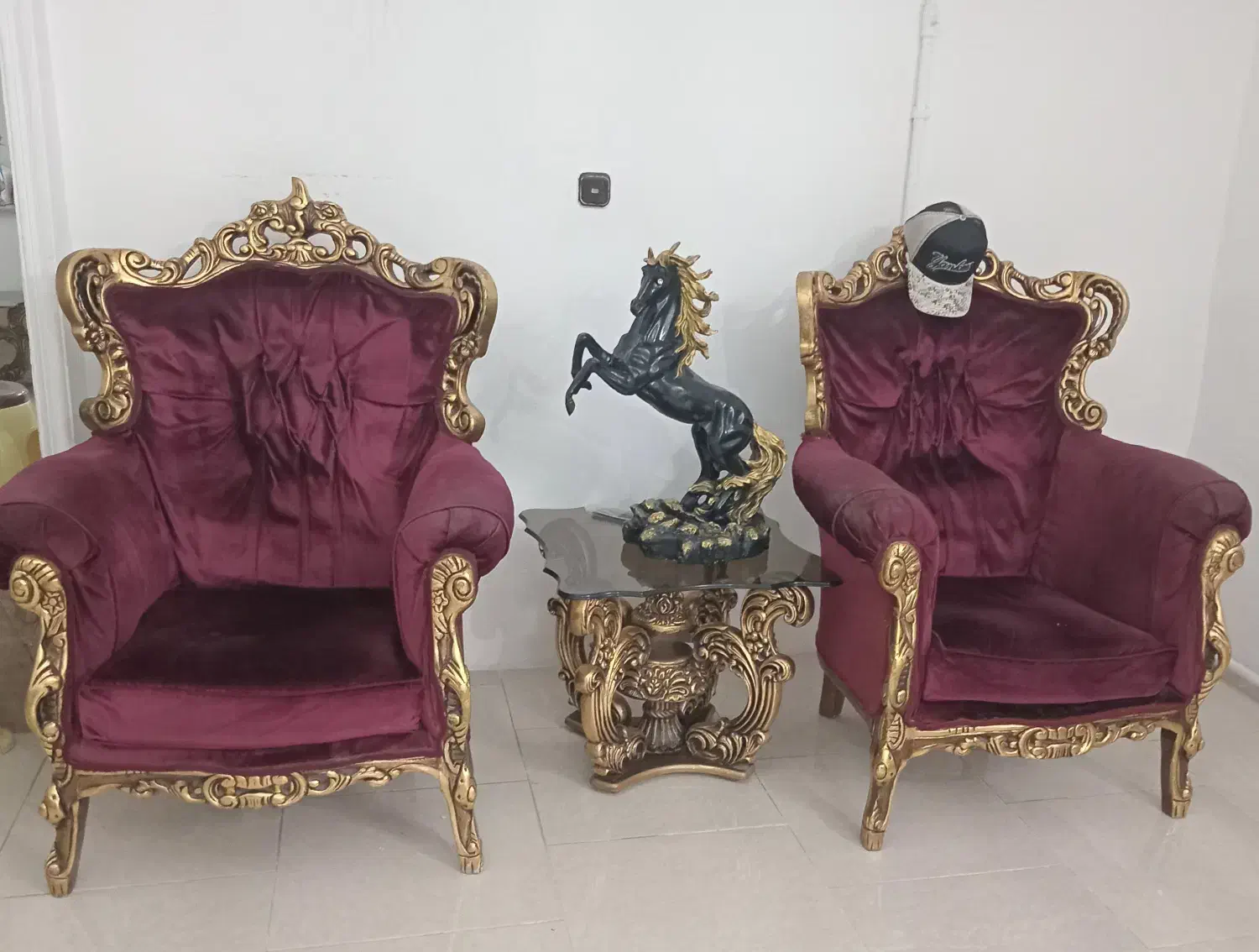 مبلمان سلطنتی و سرویس خواب ولوستر|مبلمان خانگی و میز عسلی|تهران, خاک سفید|دیوار