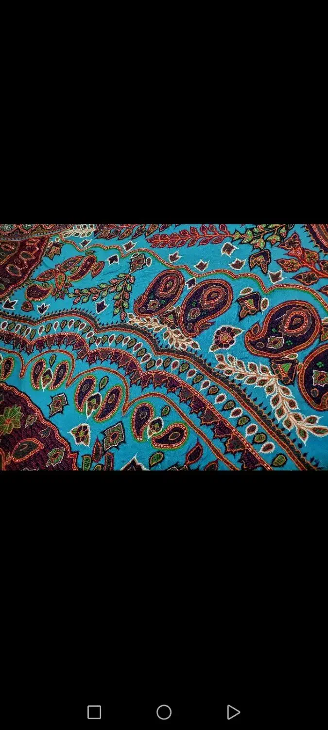 روتختی دونفره یا رومیز نهارخوری پته کرمان|پرده، رانر، رومیزی|کرمان, |دیوار