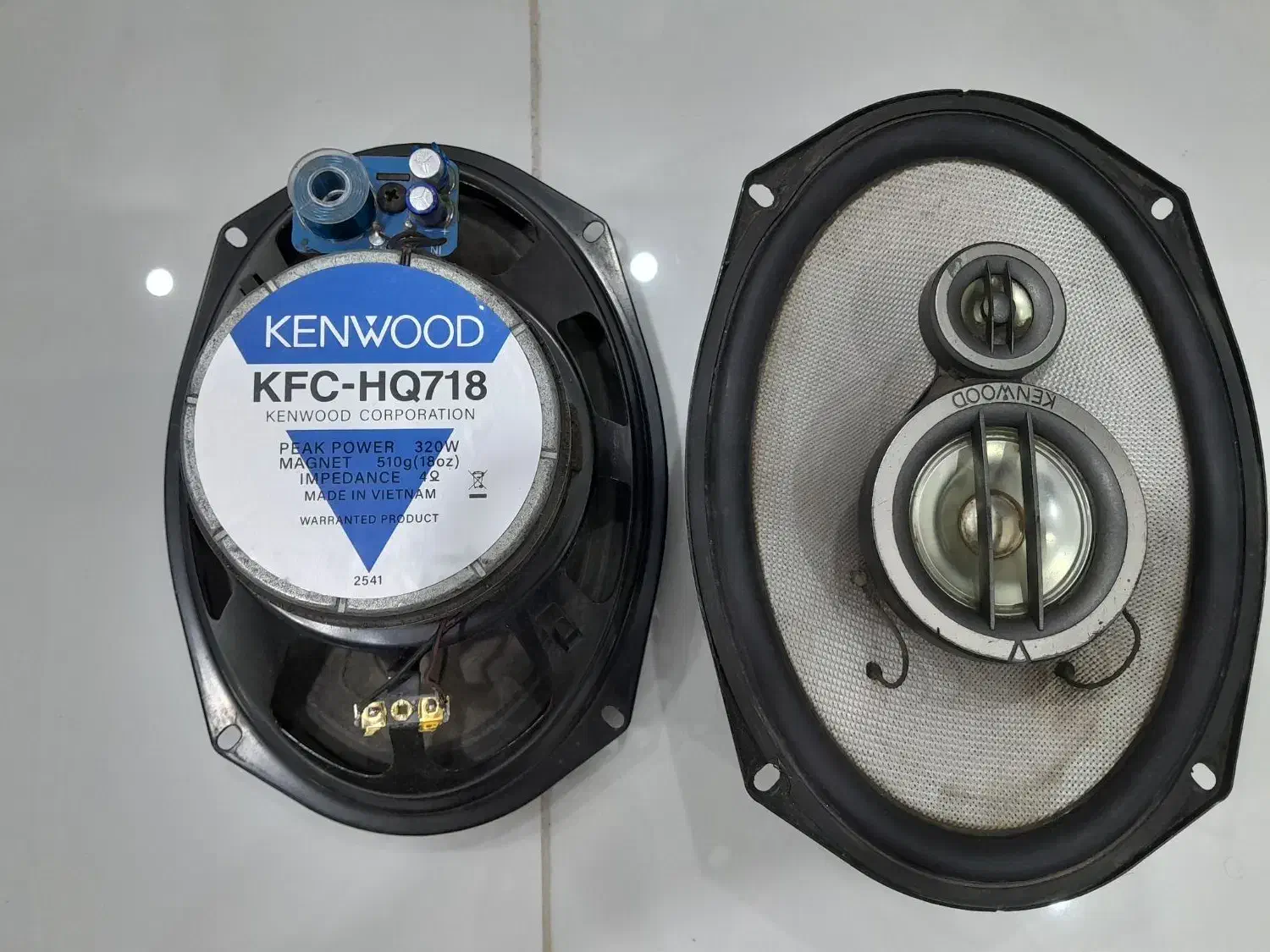 یک جفت باند ۷۱۸ پشت آبی و پخش پایونر ۲۰۵۰|قطعات یدکی و لوازم جانبی|اهواز, کوی کربن|دیوار