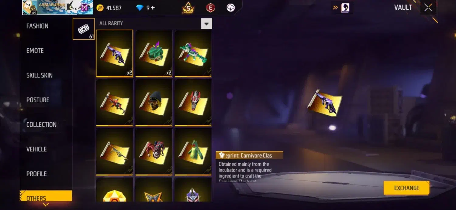 اکانت فری فایر|کنسول، بازی ویدئویی و آنلاین|کیش, |دیوار