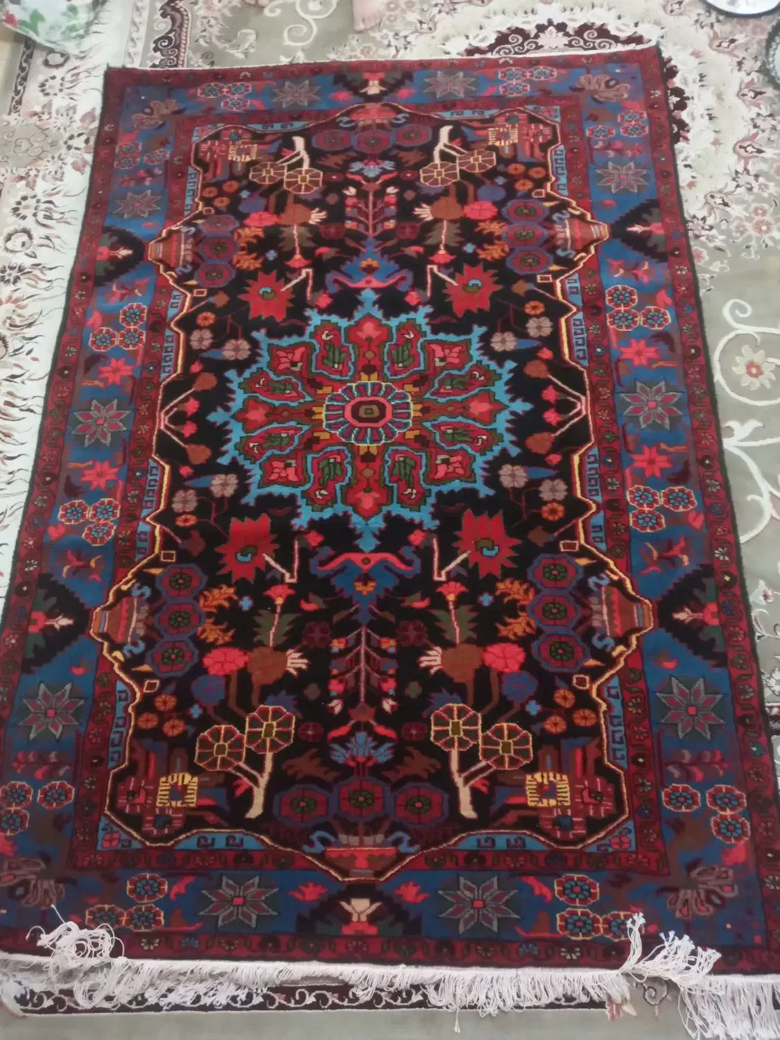 قالی دست بافت|فرش|نهاوند, |دیوار