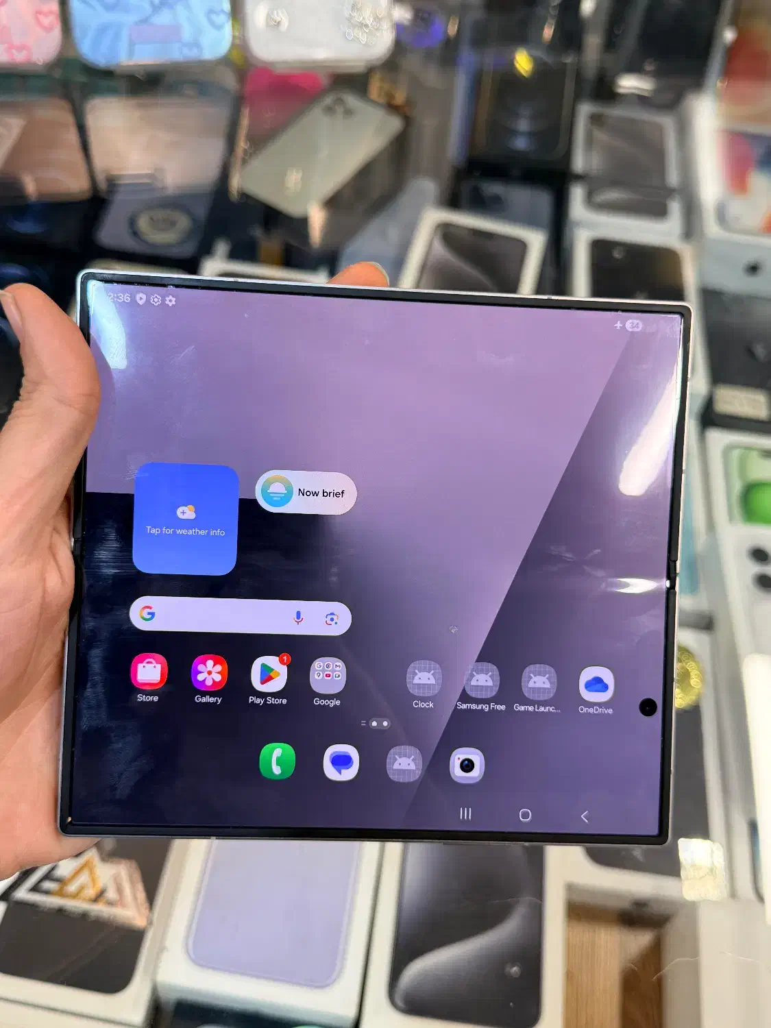 Z fold 7 سفید ۲۵۶ درحد نو|موبایل|مشهد, حسینآباد|دیوار