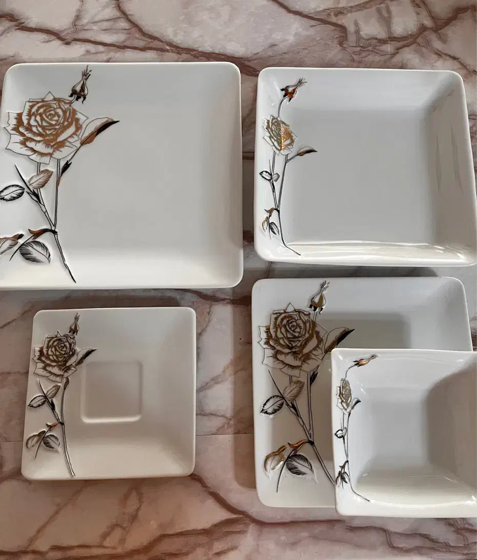 سرویس ۲۴ نفره چینی تقدیس|ظروف سرو و پذیرایی|قائن, |دیوار