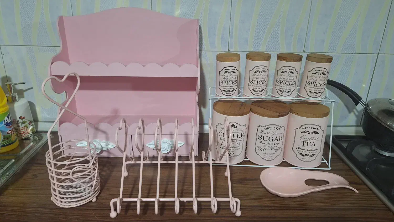 پاسماوری با دو باکس|ظروف سرو و پذیرایی|رباطکریم, آدران|دیوار