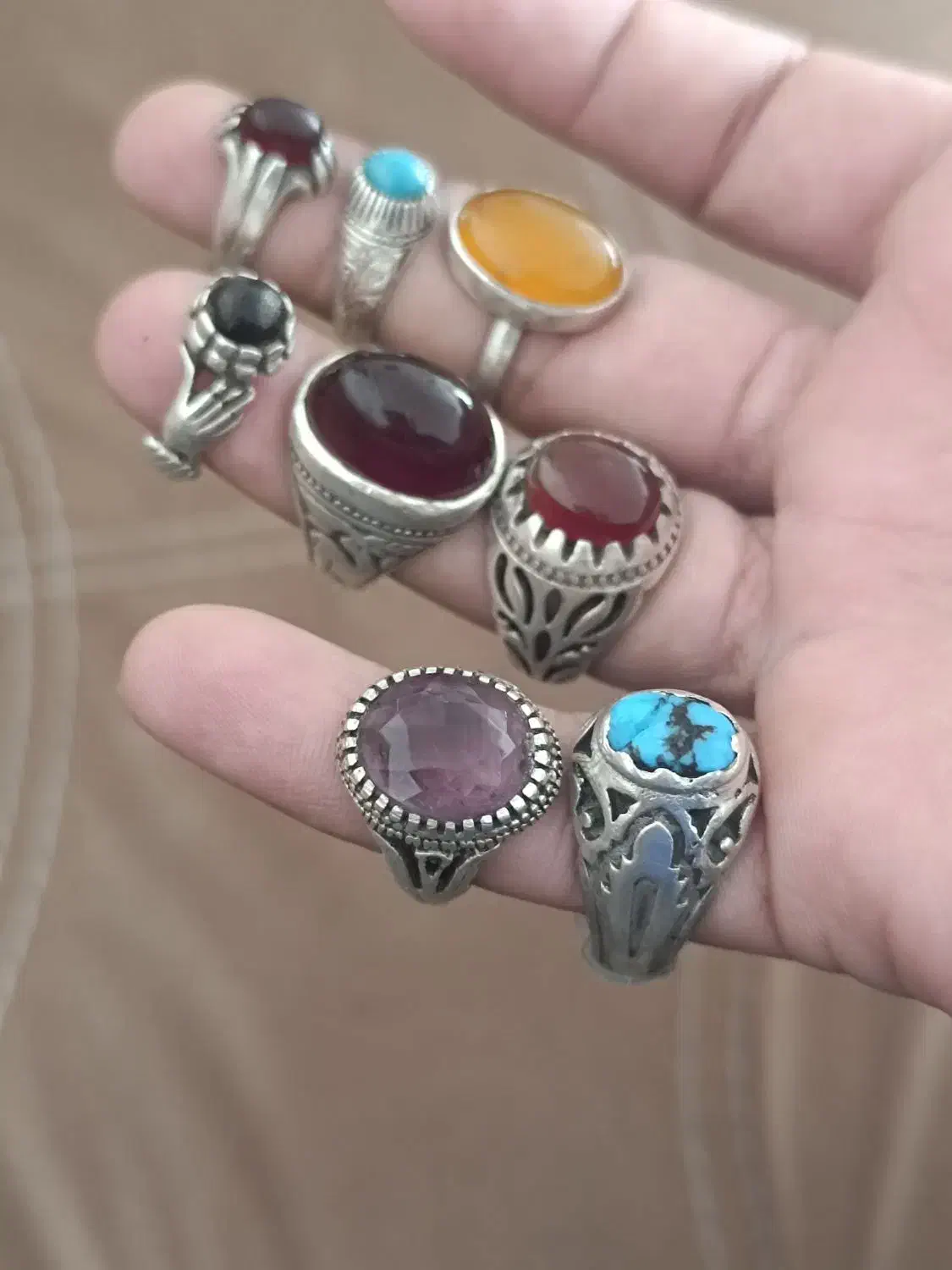 انگشتر نقره|جواهرات|رفسنجان, |دیوار