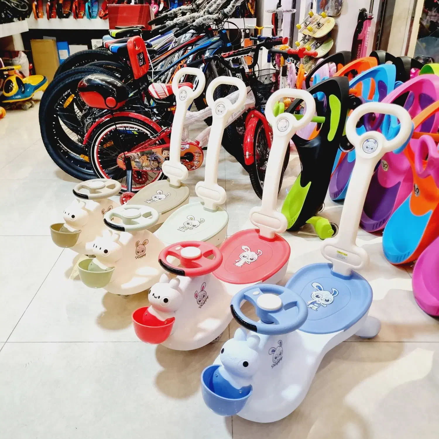 اسکوتر لوپکار دسته دار طرح خرگوش|اسباببازی|اصفهان, محله سفلی|دیوار