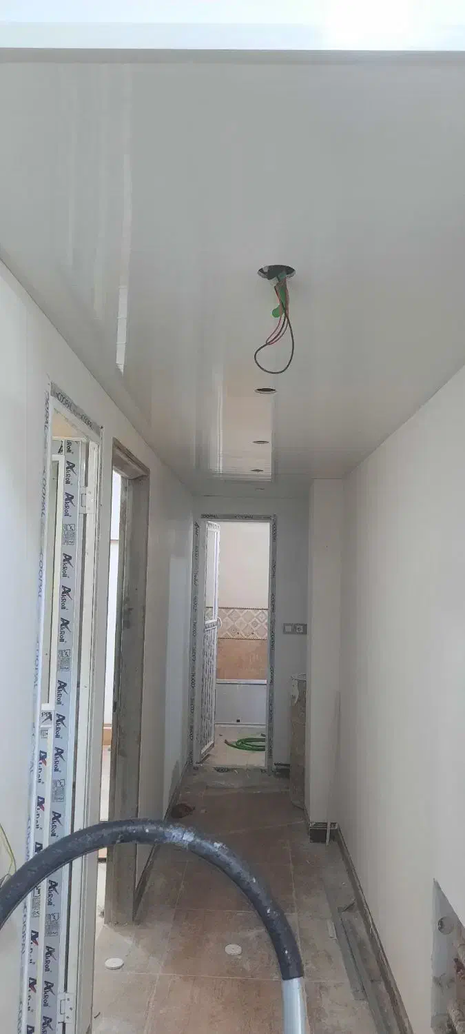 تی وی والtv قرنیز ماربل دیوارکوب پی وی سی pvc ترمو|خدمات پیشه و مهارت|نجف‌آباد, باهنر|دیوار