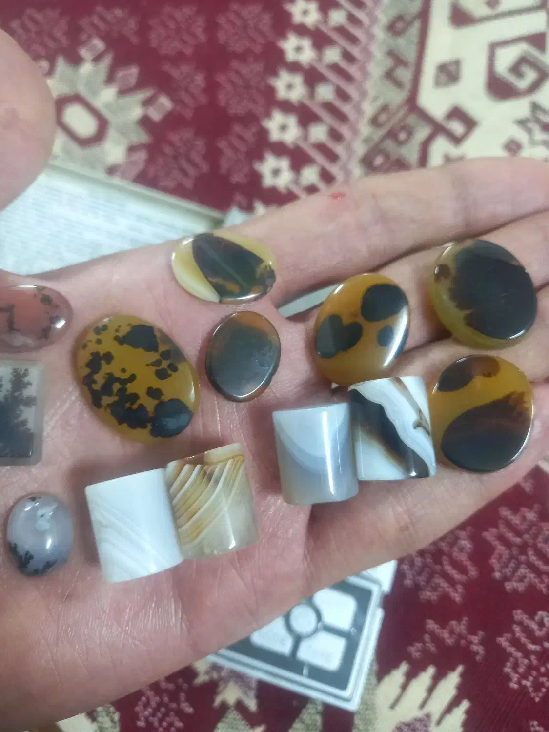 سنگ شجر و سلیمانی مهره|جواهرات|قم, دروازه قلعه|دیوار