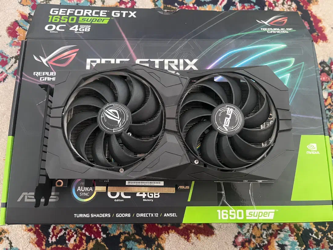 کارت گرافیک asus gtx 1650 super|قطعات و لوازم جانبی رایانه|شهرکرد, |دیوار