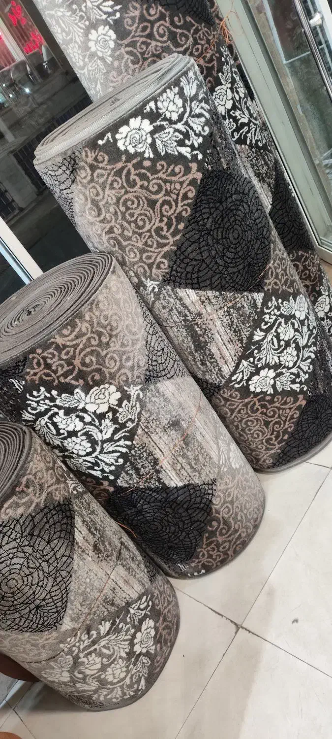 گبه رنگ طوسی|گلیم، جاجیم، گبه|قم, شاه ابراهیم|دیوار