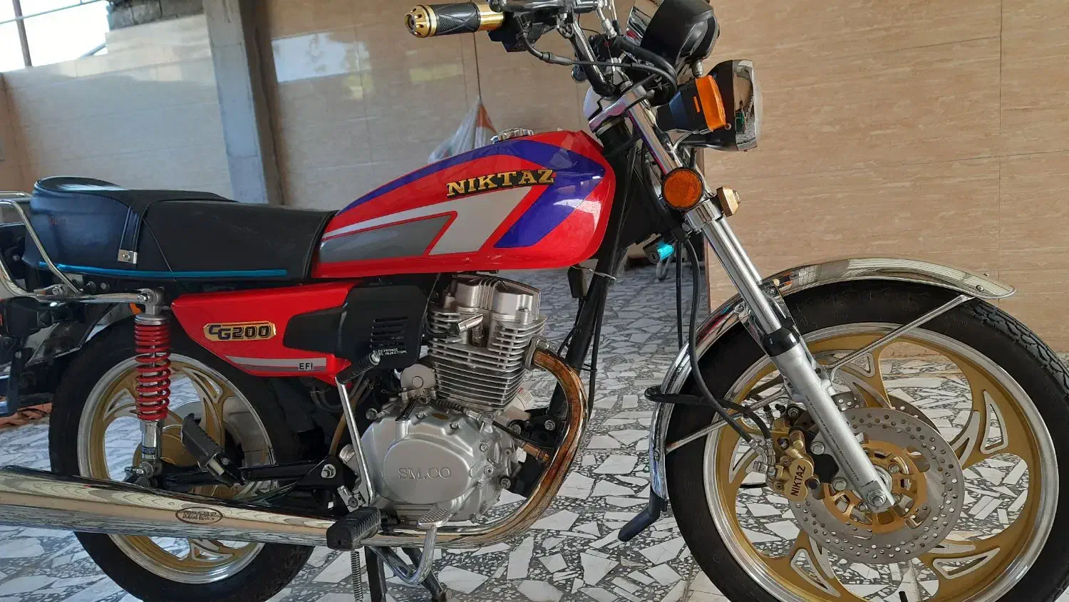 نیکتاز ۲۰۰ جفت دیسک کیلومتر دیجیتال|موتورسیکلت|بابل, |دیوار