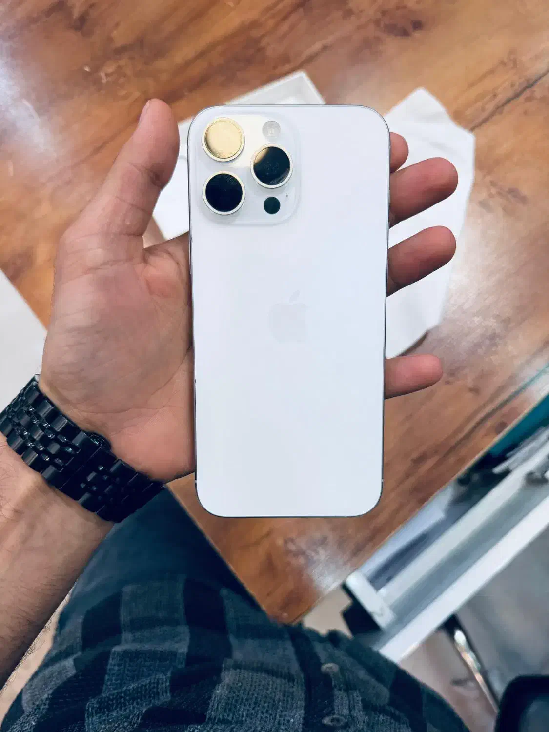 ایفون ۱۶ پرو مکس سفید|موبایل|درگهان, |دیوار