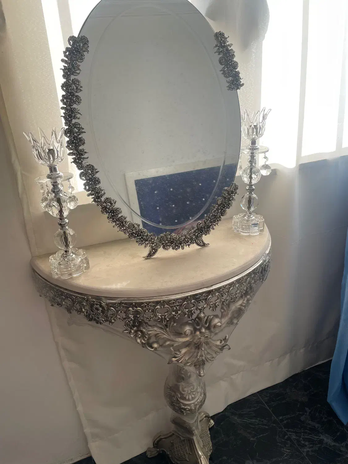 اینه و میز|بوفه، ویترین، کنسول|خمام, |دیوار