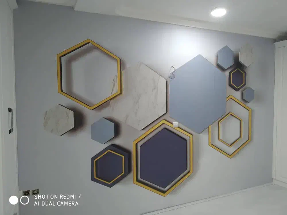 نصب  کاغذ دیواری نقاشی  ساختمان  نصب ماربل شیت|خدمات پیشه و مهارت|قشم, |دیوار